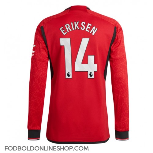 Manchester United Christian Eriksen #14 Hjemmebanetrøje 2023-24 Langærmet